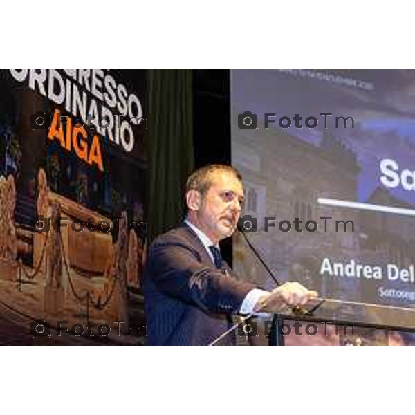 Andrei Eduard Huiala/LaPresse - For Manzoni 13-11-2025 Bergamo, Italia Cronaca Bergamo 28° Congresso ordinario AIGA “Rivoluzione Forense: l’avvocatura presidio di giustizia sociale nell’era delle transizioni”. Interventi di Andrea Delmastro Delle Vedove, Maria Luisa Mazzola,, Sergio Gandi, Luca Rotondi, Vito di Vita, Maurizio Romanelli, Giulio Marchesi, Lorenzo Santaniello,Silvia Viardi