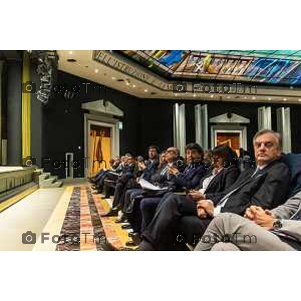 Andrei Eduard Huiala/LaPresse - For Manzoni 13-11-2025 Bergamo, Italia Cronaca Bergamo 28° Congresso ordinario AIGA “Rivoluzione Forense: l’avvocatura presidio di giustizia sociale nell’era delle transizioni”. Interventi di Andrea Delmastro Delle Vedove, Maria Luisa Mazzola,, Sergio Gandi, Luca Rotondi, Vito di Vita, Maurizio Romanelli, Giulio Marchesi, Lorenzo Santaniello,Silvia Viardi