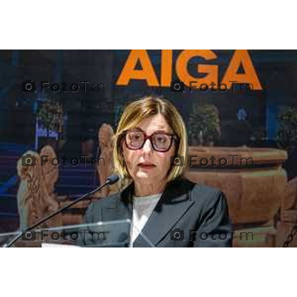 Andrei Eduard Huiala/LaPresse - For Manzoni 13-11-2025 Bergamo, Italia Cronaca Bergamo 28° Congresso ordinario AIGA “Rivoluzione Forense: l’avvocatura presidio di giustizia sociale nell’era delle transizioni”. Interventi di Andrea Delmastro Delle Vedove, Maria Luisa Mazzola,, Sergio Gandi, Luca Rotondi, Vito di Vita, Maurizio Romanelli, Giulio Marchesi, Lorenzo Santaniello,Silvia Viardi