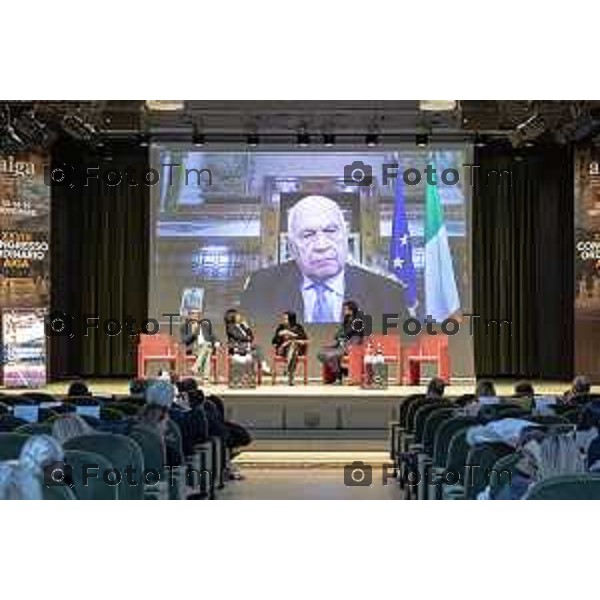 Andrei Eduard Huiala/LaPresse - For Manzoni 13-11-2025 Bergamo, Italia Cronaca Bergamo 28° Congresso ordinario AIGA “Rivoluzione Forense: l’avvocatura presidio di giustizia sociale nell’era delle transizioni”. Interventi di Andrea Delmastro Delle Vedove, Maria Luisa Mazzola,, Sergio Gandi, Luca Rotondi, Vito di Vita, Maurizio Romanelli, Giulio Marchesi, Lorenzo Santaniello,Silvia Viardi, Carlo Nordio