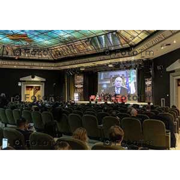 Andrei Eduard Huiala/LaPresse - For Manzoni 13-11-2025 Bergamo, Italia Cronaca Bergamo 28° Congresso ordinario AIGA “Rivoluzione Forense: l’avvocatura presidio di giustizia sociale nell’era delle transizioni”. Interventi di Andrea Delmastro Delle Vedove, Maria Luisa Mazzola,, Sergio Gandi, Luca Rotondi, Vito di Vita, Maurizio Romanelli, Giulio Marchesi, Lorenzo Santaniello,Silvia Viardi, Carlo Nordio