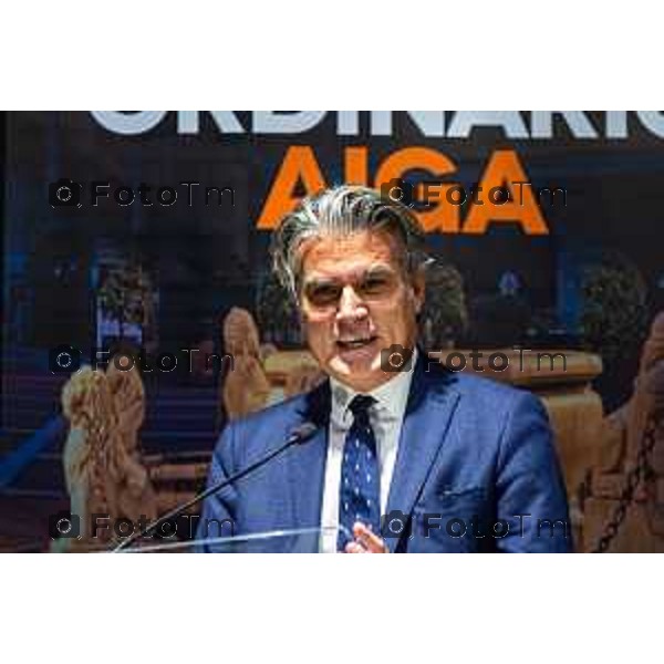 Andrei Eduard Huiala/LaPresse - For Manzoni 13-11-2025 Bergamo, Italia Cronaca Bergamo 28° Congresso ordinario AIGA “Rivoluzione Forense: l’avvocatura presidio di giustizia sociale nell’era delle transizioni”. Interventi di Andrea Delmastro Delle Vedove, Maria Luisa Mazzola,, Sergio Gandi, Luca Rotondi, Vito di Vita, Maurizio Romanelli, Giulio Marchesi, Lorenzo Santaniello,Silvia Viardi