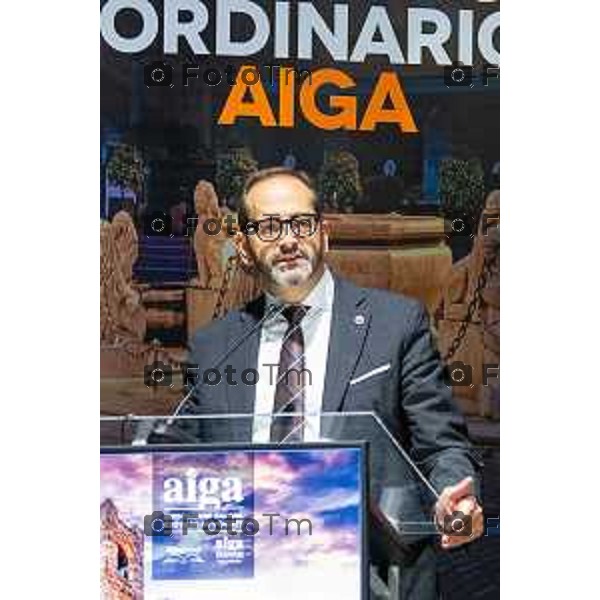 Andrei Eduard Huiala/LaPresse - For Manzoni 13-11-2025 Bergamo, Italia Cronaca Bergamo 28° Congresso ordinario AIGA “Rivoluzione Forense: l’avvocatura presidio di giustizia sociale nell’era delle transizioni”. Interventi di Andrea Delmastro Delle Vedove, Maria Luisa Mazzola,, Sergio Gandi, Luca Rotondi, Vito di Vita, Maurizio Romanelli, Giulio Marchesi, Lorenzo Santaniello,Silvia Viardi