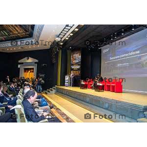 Andrei Eduard Huiala/LaPresse - For Manzoni 14-11-2025 Bergamo, Italia Cronaca Bergamo XXVIII Congresso Ordinario AIGA - Internvento Presidente del Senato Ignazio La Russa