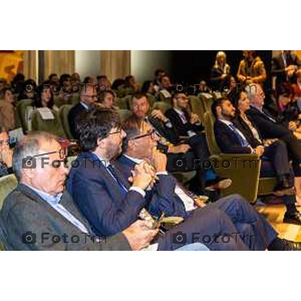 Andrei Eduard Huiala/LaPresse - For Manzoni 14-11-2025 Bergamo, Italia Cronaca Bergamo XXVIII Congresso Ordinario AIGA - Internvento Presidente del Senato Ignazio La Russa