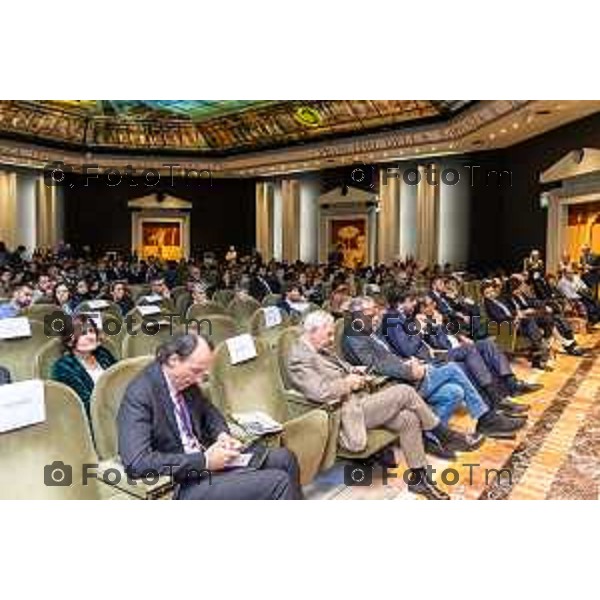 Andrei Eduard Huiala/LaPresse - For Manzoni 14-11-2025 Bergamo, Italia Cronaca Bergamo XXVIII Congresso Ordinario AIGA - Internvento Presidente del Senato Ignazio La Russa