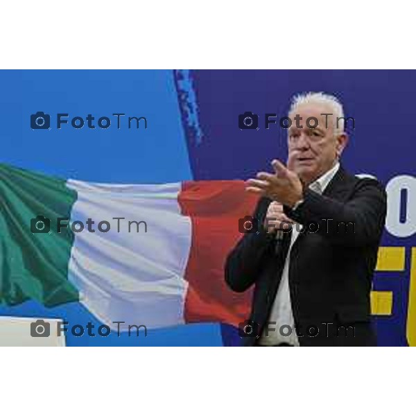 Tiziano Manzoni/LaPresse 18-11- 2025 Italia Cronaca Bergamo Azzano San Paolo Ryanair centro formazione Aircraft Engineering Academy Eddie Wilson, CEO Ryanair