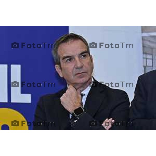 Tiziano Manzoni/LaPresse 18-11- 2025 Italia Cronaca Bergamo Azzano San Paolo Ryanair centro formazione Aircraft Engineering Academy Roberto Occhiuto, Presidente Regione Calabria