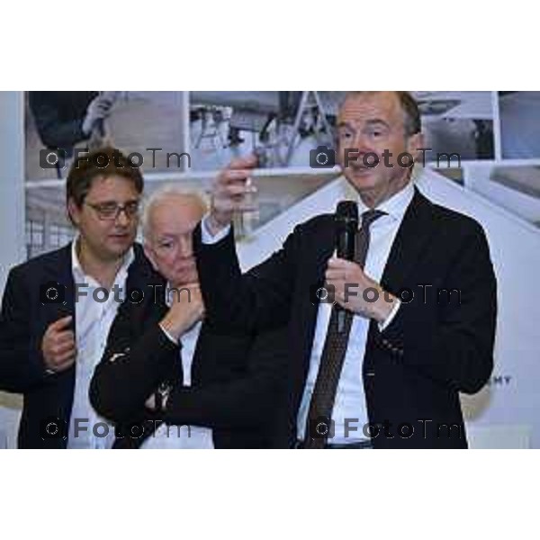 Tiziano Manzoni/LaPresse 18-11- 2025 Italia Cronaca Bergamo Azzano San Paolo Ryanair centro formazione Aircraft Engineering Academy Giovanni Sanga, Presidente SACBO