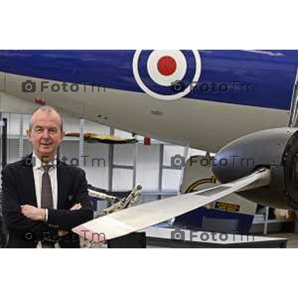 Tiziano Manzoni/LaPresse 18-11- 2025 Italia Cronaca Bergamo Azzano San Paolo Ryanair centro formazione Aircraft Engineering Academy Giovanni Sanga, Presidente SACBO