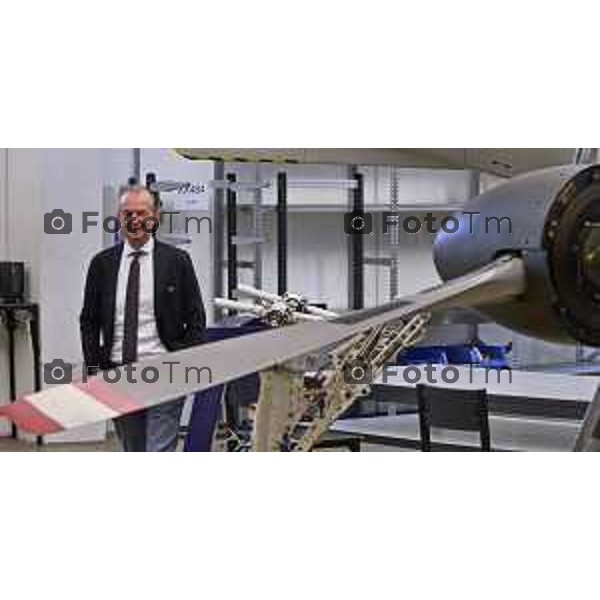 Tiziano Manzoni/LaPresse 18-11- 2025 Italia Cronaca Bergamo Azzano San Paolo Ryanair centro formazione Aircraft Engineering Academy Giovanni Sanga, Presidente SACBO