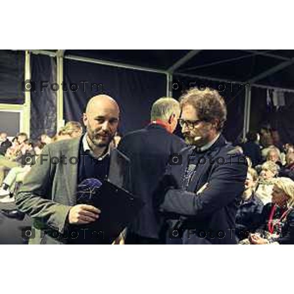 Tiziano Manzoni/LaPresse 1-10- 2025 Italia Cronaca Bergamo Cantiere Nuova Gamec ex palazzetto sport