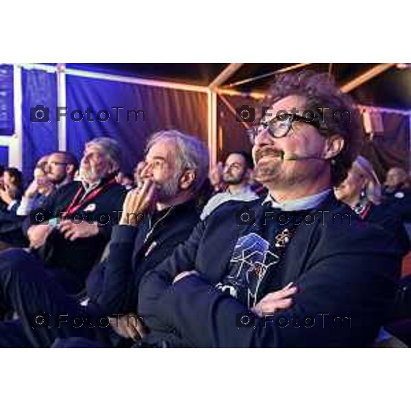 Tiziano Manzoni/LaPresse 1-10- 2025 Italia Cronaca Bergamo Cantiere Nuova Gamec ex palazzetto sport