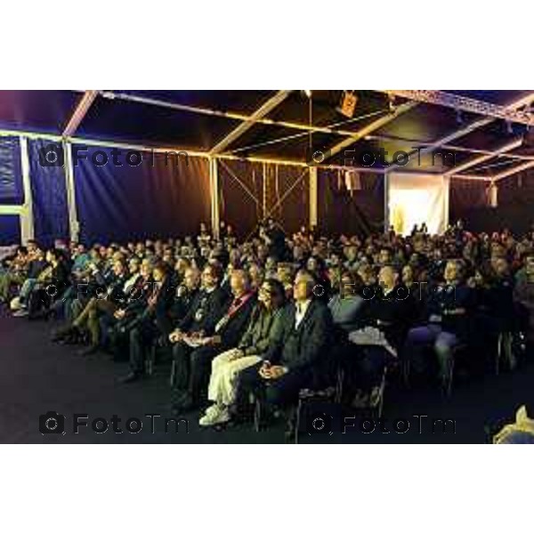 Tiziano Manzoni/LaPresse 1-10- 2025 Italia Cronaca Bergamo Cantiere Nuova Gamec ex palazzetto sport