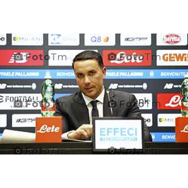 Tiziano Manzoni/LaPresse 19-11- 2025 Italia Cronaca di mister Raffaele Palladino con Luca Percassi