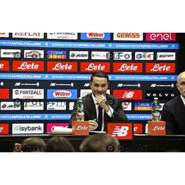 Tiziano Manzoni/LaPresse 19-11- 2025 Italia Cronaca di mister Raffaele Palladino con Luca Percassi