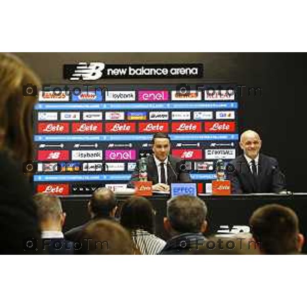 Tiziano Manzoni/LaPresse 19-11- 2025 Italia Cronaca di mister Raffaele Palladino con Luca Percassi