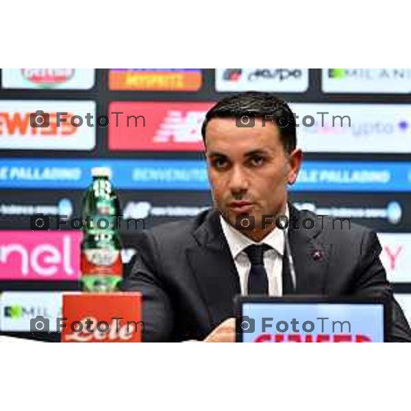 Tiziano Manzoni/LaPresse 19-11- 2025 Italia Cronaca di mister Raffaele Palladino con Luca Percassi