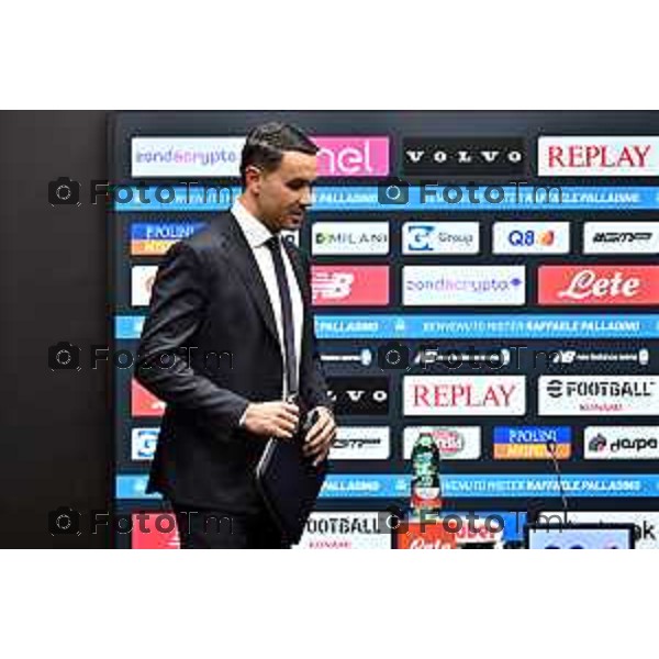 Tiziano Manzoni/LaPresse 19-11- 2025 Italia Cronaca di mister Raffaele Palladino con Luca Percassi