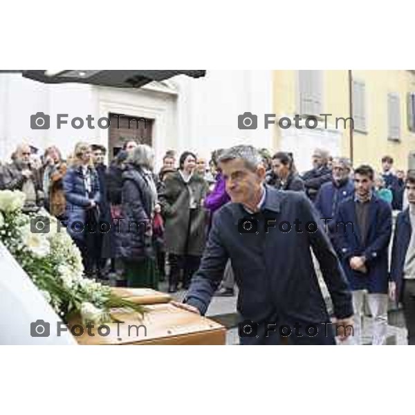 Tiziano Manzoni/LaPresse 20-11- 2025 Italia Cronaca Bergamo Bergamo funerale giudice Stefano Storto,