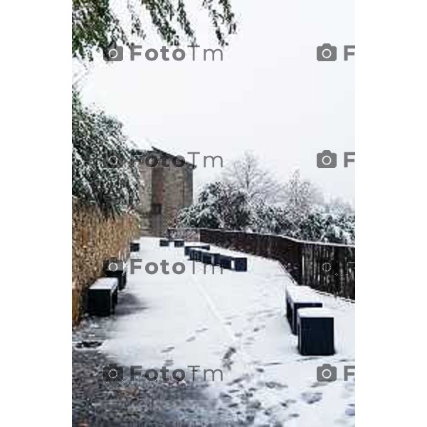 Cronaca, Bergamo - 21/11/25 - Neve in Città