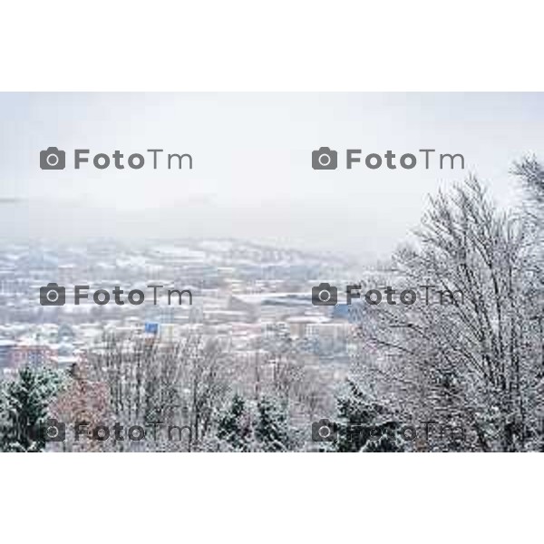 Cronaca, Bergamo - 21/11/25 - Neve in Città