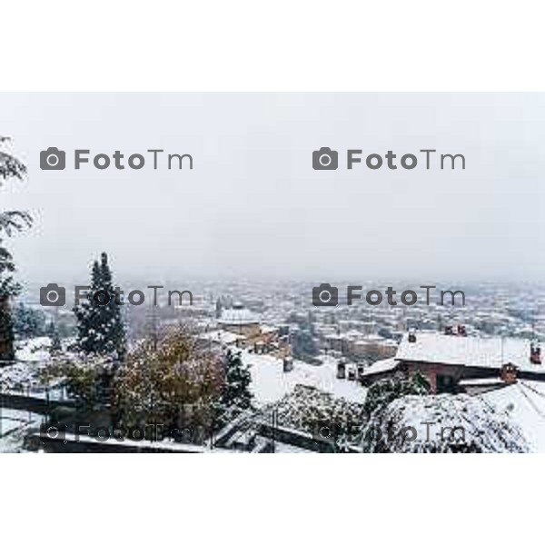 Cronaca, Bergamo - 21/11/25 - Neve in Città