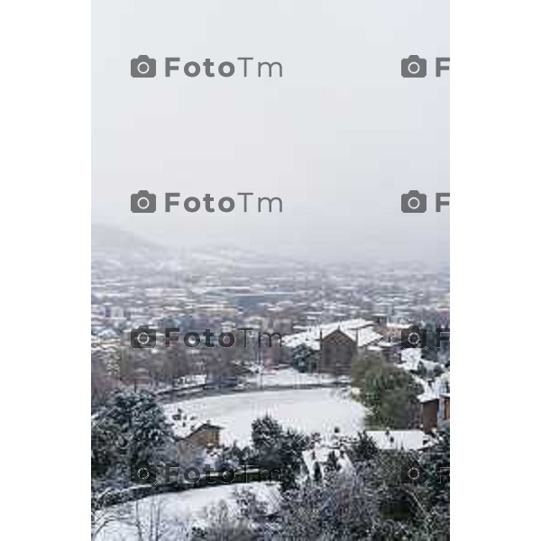 Cronaca, Bergamo - 21/11/25 - Neve in Città