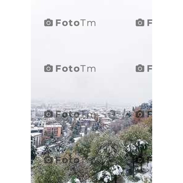 Cronaca, Bergamo - 21/11/25 - Neve in Città