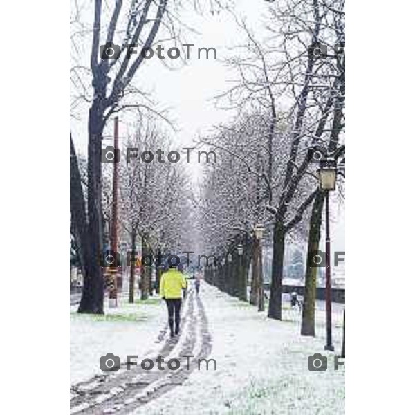 Cronaca, Bergamo - 21/11/25 - Neve in Città