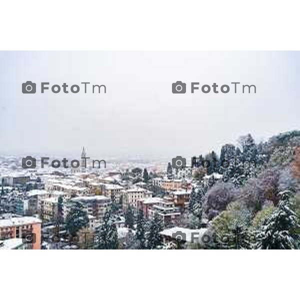 Cronaca, Bergamo - 21/11/25 - Neve in Città