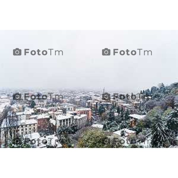 Cronaca, Bergamo - 21/11/25 - Neve in Città