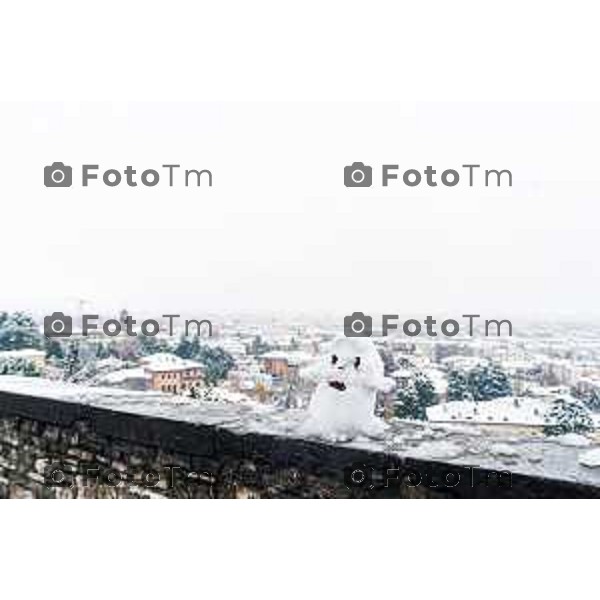 Cronaca, Bergamo - 21/11/25 - Neve in Città