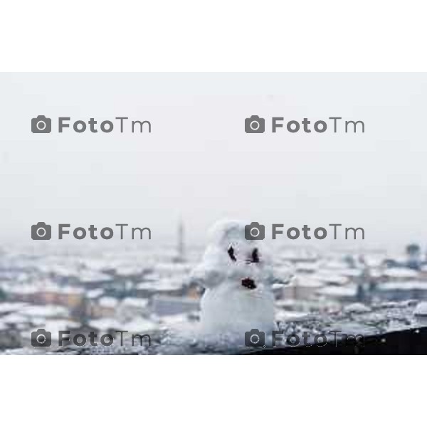 Cronaca, Bergamo - 21/11/25 - Neve in Città