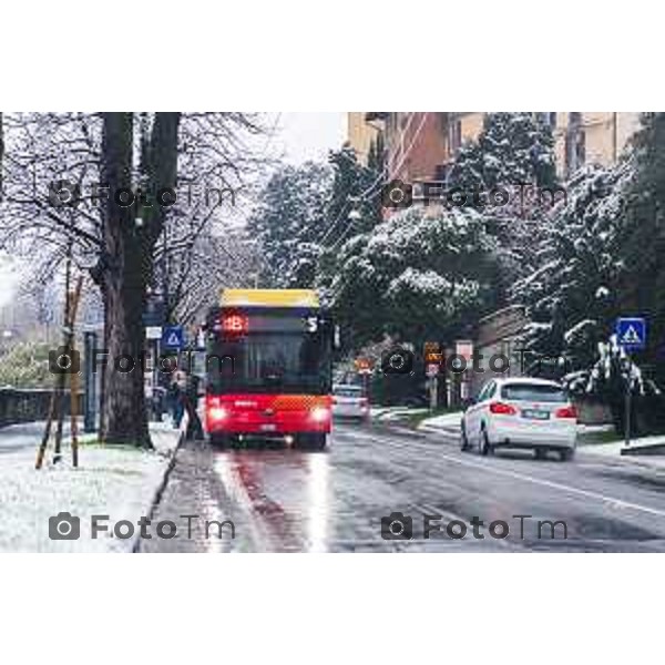 Cronaca, Bergamo - 21/11/25 - Neve in Città
