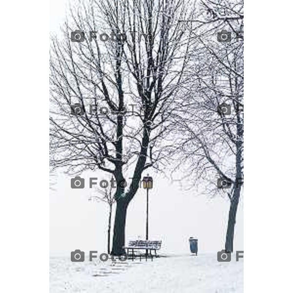 Cronaca, Bergamo - 21/11/25 - Neve in Città