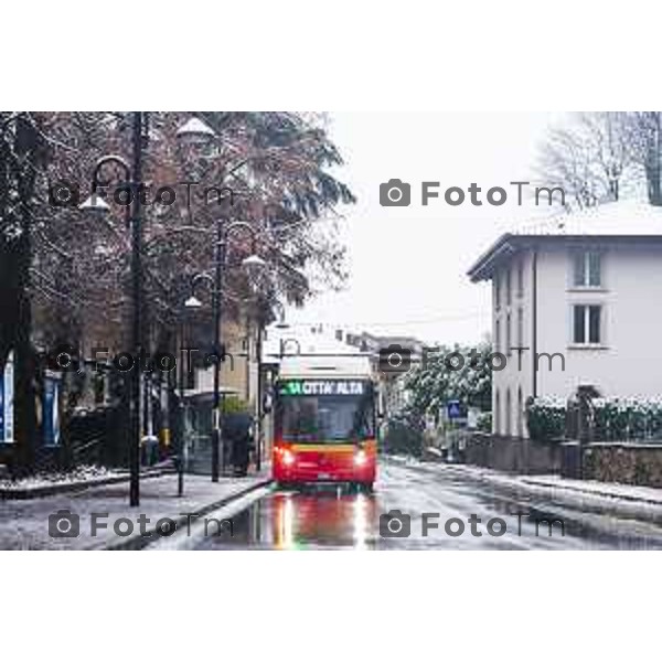 Cronaca, Bergamo - 21/11/25 - Neve in Città