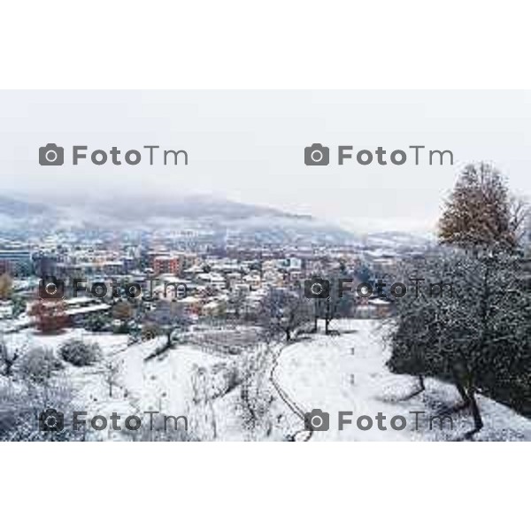Cronaca, Bergamo - 21/11/25 - Neve in Città