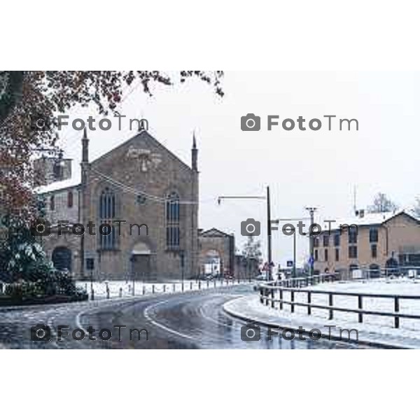 Cronaca, Bergamo - 21/11/25 - Neve in Città