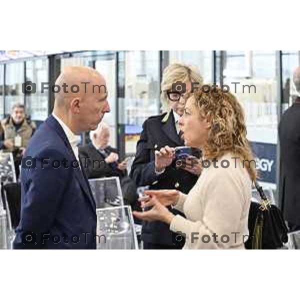 Tiziano Manzoni/LaPresse 25-11- 2025 Italia Cronaca aeroporto Orio Al Serio Nuovo Terminal Alessandro Redondi e Liliana Donato