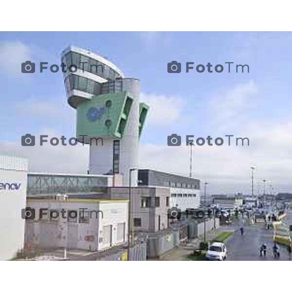 Tiziano Manzoni/LaPresse 25-11- 2025 Italia Cronaca aeroporto Orio Al Serio Nuovo Terminal vista della torre di controllo