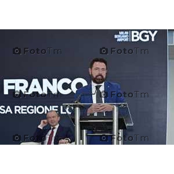 Tiziano Manzoni/LaPresse 25-11- 2025 Italia Cronaca aeroporto Orio Al Serio Nuovo Terminal Paolo Franco