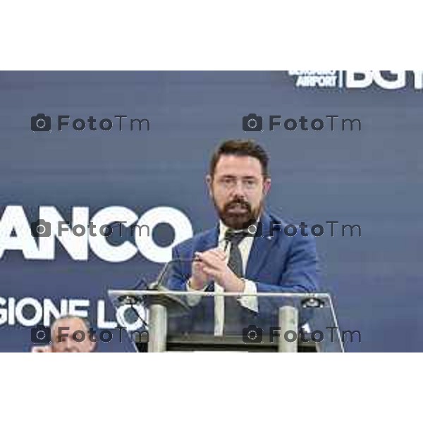 Tiziano Manzoni/LaPresse 25-11- 2025 Italia Cronaca aeroporto Orio Al Serio Nuovo Terminal Paolo Franco
