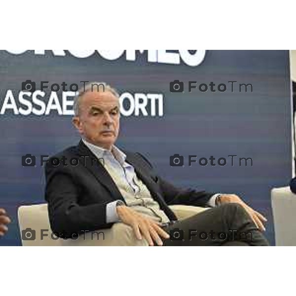 Tiziano Manzoni/LaPresse 25-11- 2025 Italia Cronaca aeroporto Orio Al Serio Nuovo Terminal presidente di Enac, Pierluigi Di Palma