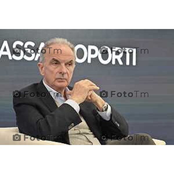 Tiziano Manzoni/LaPresse 25-11- 2025 Italia Cronaca aeroporto Orio Al Serio Nuovo Terminal presidente di Enac, Pierluigi Di Palma