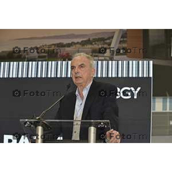 Tiziano Manzoni/LaPresse 25-11- 2025 Italia Cronaca aeroporto Orio Al Serio Nuovo Terminal presidente di Enac, Pierluigi Di Palma