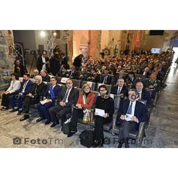 Tiziano Manzoni/LaPresse 26-11- 2025 Italia Cronaca BergamoBergamo UniBg Anno Accademico 2025-26 sotto il segno di rivoluzione digitale e intelligenza artificialeSergio Cavalieri, Rettore prof. Oliver Riedel dell’Università di Stoccarda