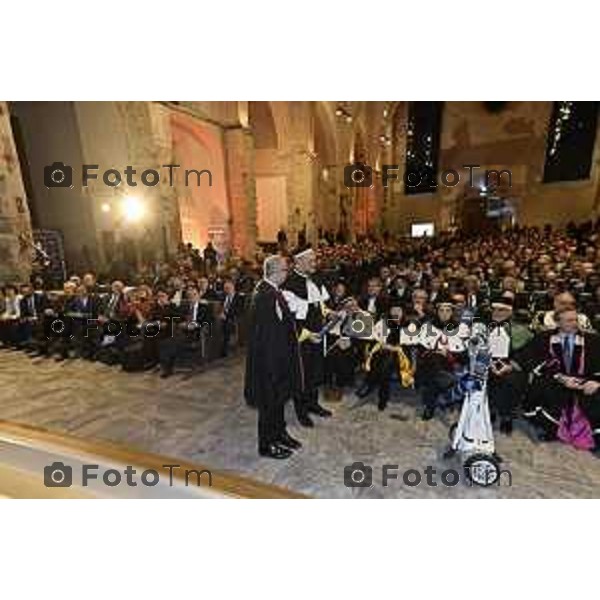 Tiziano Manzoni/LaPresse 26-11- 2025 Italia Cronaca BergamoBergamo UniBg Anno Accademico 2025-26 sotto il segno di rivoluzione digitale e intelligenza artificialeSergio Cavalieri, Rettore prof. Oliver Riedel dell’Università di Stoccarda