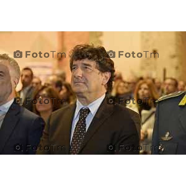 Tiziano Manzoni/LaPresse 26-11- 2025 Italia Cronaca BergamoBergamo UniBg Anno Accademico 2025-26 sotto il segno di rivoluzione digitale e intelligenza artificiale presidente del Tribunale di Bergamo è Vito Di Vita