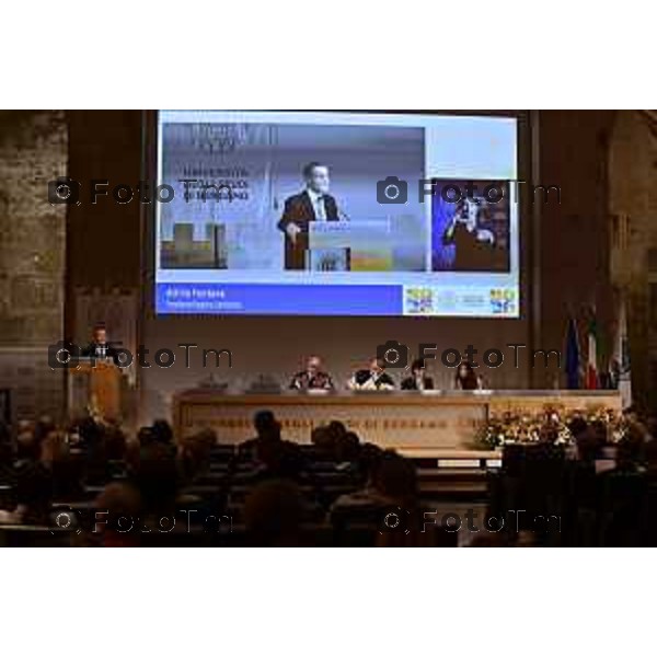 Tiziano Manzoni/LaPresse 26-11- 2025 Italia Cronaca BergamoBergamo UniBg Anno Accademico 2025-26 sotto il segno di rivoluzione digitale e intelligenza artificialeSergio Cavalieri, Rettore prof. Oliver Riedel dell’Università di Stoccarda